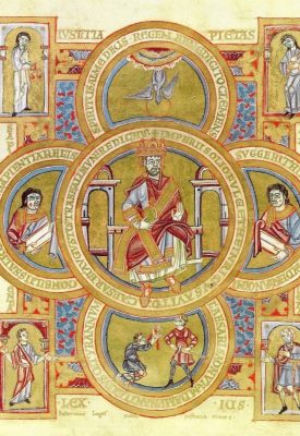 L’empereur Henri II ; évangéliaire du Mont Cassin, Ratisbonne, vers 1020-1050 (Bibliothèque Vaticane, Ottoboni lat. 74)2